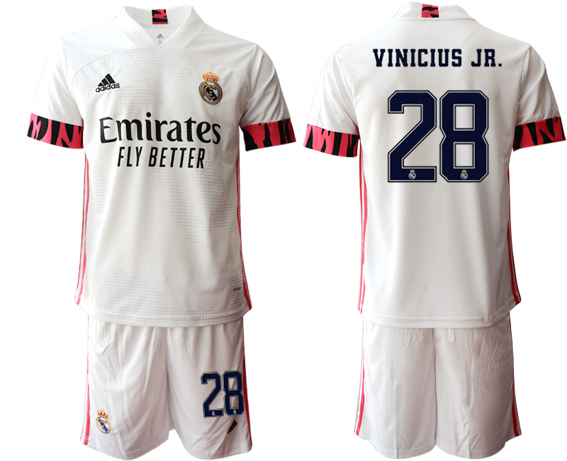 Men 2020-2021 club Real Madrid home #28 white Soccer Jerseys1